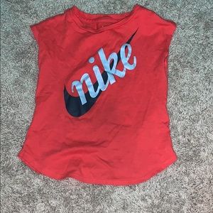 Cute red Nike kids top